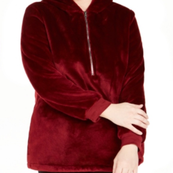 NEW Ideology Women's Faux-Fur Velour Quart… - Picture 2 of 6